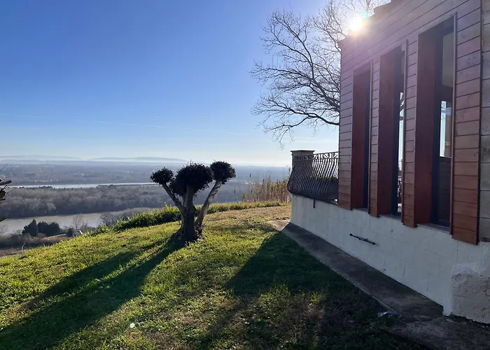 Au Calme Avec Vue Magnifique -entierement Climatisee - Piscine Villa Villeneuve-lès-Avignon