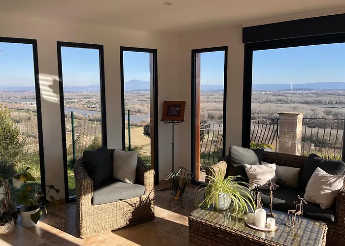 Au Calme Avec Vue Magnifique -entierement Climatisee - Piscine Villa Villeneuve-lès-Avignon