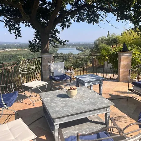 Superbe Climatisee Avec Piscine, Vue Magnifique, Au Calme Villa Villeneuve-les-Avignon
